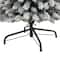 7ft. Pre-Lit Flocked Pencil Artificial Christmas Tree with Clear LED Lights